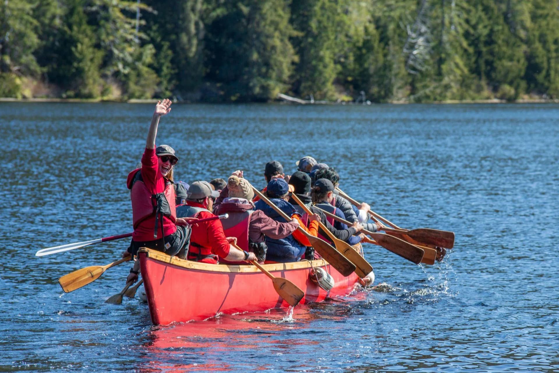 Canoe tour in Alaska