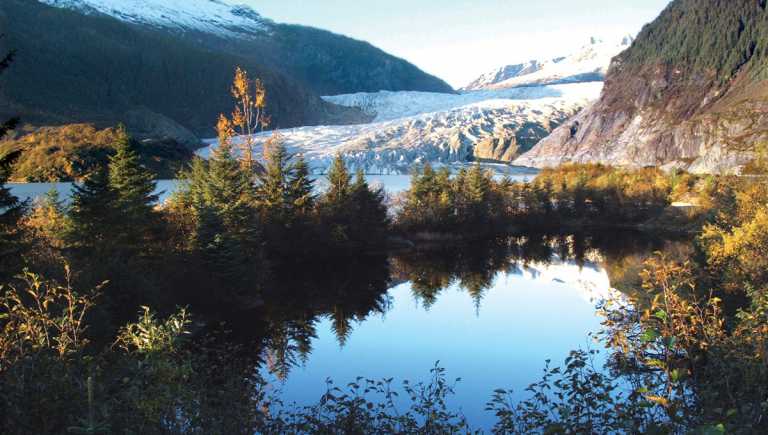 Mendenhall Glacier & Salmon Bake – Alaska Travel Adventures